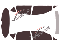 Seat Toledo (3) 5 porte (2004 - 2009) kit pellicola colorata Seat Toledo (3) 5 porte (2004 - 2009) kit pellicola colorata