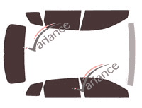 Skoda Karoq (1) 5-door tinted film kit (since 2018) Skoda Karoq (1) 5-door tinted film kit (since 2018)
