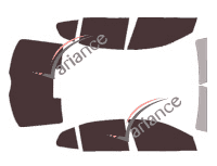 Skoda Octavia (3) 5-door (2013 - 2020) tinted film kit Skoda Octavia (3) 5-door (2013 - 2020) tinted film kit