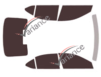 Skoda Octavia (4) 5-door tinted film kit (from 2020) Skoda Octavia (4) 5-door tinted film kit (from 2020)