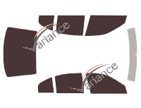 Skoda Octavia (1) 5-door (1997 - 2004) tinted film kit Skoda Octavia (1) 5-door (1997 - 2004) tinted film kit