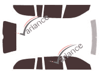Tinted film kit Skoda Octavia (1) Combi Break 5 doors (1997 - 2005) Tinted film kit Skoda Octavia (1) Combi Break 5 doors (1997 - 2005)