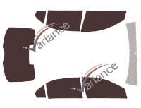 Skoda Rapid 5-door tinted film kit (since 2012) Skoda Rapid 5-door tinted film kit (since 2012)