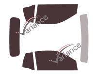 Smart ForTwo (2) Cabriolet 2 doors (2007 - 2015) tinted film kit Smart ForTwo (2) Cabriolet 2 doors (2007 - 2015) tinted film kit