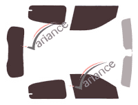 Tinted film kit Smart ForFour (2) 5-door (2014 - 2021) Tinted film kit Smart ForFour (2) 5-door (2014 - 2021)