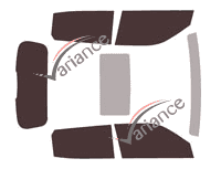 Ssangyong Korando (5) 5-door tinted film kit (since 2019) Ssangyong Korando (5) 5-door tinted film kit (since 2019)