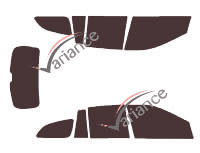 Tinted film kit Ssangyong Kyron 5-door (2005 - 2012) Tinted film kit Ssangyong Kyron 5-door (2005 - 2012)