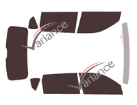 Tinted film kit Ssangyong Rexton (2) 5-door (since 2018) Tinted film kit Ssangyong Rexton (2) 5-door (since 2018)