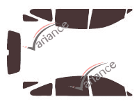 Tinted film kit Ssangyong Rodius 5 doors (2005 - 2014) Tinted film kit Ssangyong Rodius 5 doors (2005 - 2014)