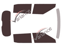 Ssangyong Tivoli (1) 5-door tinted film kit (from 2019) Ssangyong Tivoli (1) 5-door tinted film kit (from 2019)