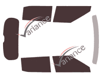 Tinted film kit Ssangyong Tivoli (1) 5-door (2015 - 2019) Tinted film kit Ssangyong Tivoli (1) 5-door (2015 - 2019)