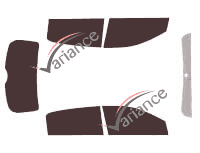 Tinted film kit Ssangyong Korando (4) 5-door (2010 - 2019) Tinted film kit Ssangyong Korando (4) 5-door (2010 - 2019)