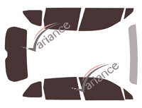 Subaru Forester (5) 5-door (2018 - 2024) tinted film kit Subaru Forester (5) 5-door (2018 - 2024) tinted film kit