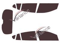 Subaru Impreza (5) 5 puertas Estate (2016 - 2023) tinted film kit Subaru Impreza (5) 5 puertas Estate (2016 - 2023) tinted film kit