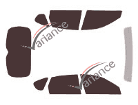 Subaru Impreza (3) WRX 5 puertas kit de láminas tintadas (2007 - 2013) Subaru Impreza (3) WRX 5 puertas kit de láminas tintadas (2007 - 2013)