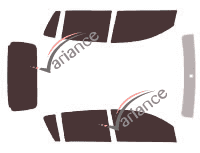 Kit pellicole oscuranti Subaru Justy 5 porte (2007 - 2010) Kit pellicole oscuranti Subaru Justy 5 porte (2007 - 2010)