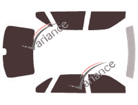 Subaru Legacy tinted film kit (2) 4-door sedan (1994 - 1999) Subaru Legacy tinted film kit (2) 4-door sedan (1994 - 1999)