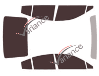 Subaru Legacy (7) 4-door sedan (since 2019) tinted film kit Subaru Legacy (7) 4-door sedan (since 2019) tinted film kit