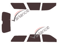 Subaru Legacy (2) Wagon 5 doors tinted film kit (1995 - 1999) Subaru Legacy (2) Wagon 5 doors tinted film kit (1995 - 1999)