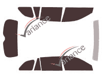 Subaru Legacy (5) SW Estate 5-door tinted film kit (2009 - 2015) Subaru Legacy (5) SW Estate 5-door tinted film kit (2009 - 2015)