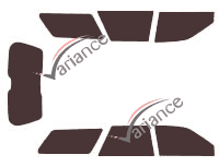 Subaru Outback (1) 5 puertas Estate (1995 - 1999) kit de película tintada Subaru Outback (1) 5 puertas Estate (1995 - 1999) kit de película tintada