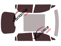 Subaru Solterra (1) 5-door tinted film kit (since 2022) Subaru Solterra (1) 5-door tinted film kit (since 2022)