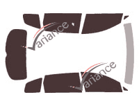 Kit de lámina tintada Subaru Tribeca 5 puertas (2008 - 2015) Kit de lámina tintada Subaru Tribeca 5 puertas (2008 - 2015)