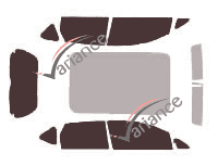 Kit de láminas tintadas Subaru Trezia 5 puertas (2010 - 2016) Kit de láminas tintadas Subaru Trezia 5 puertas (2010 - 2016)