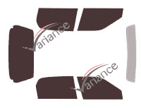 Suzuki Alto 5 porte kit pellicole oscuranti (2001 - 2008) Suzuki Alto 5 porte kit pellicole oscuranti (2001 - 2008)