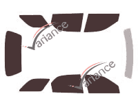 Suzuki Esteem (1) 5-door estate (1994 - 2003) tinted film kit Suzuki Esteem (1) 5-door estate (1994 - 2003) tinted film kit