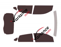 Suzuki Fronx (1) 5-door tinted film kit (since 2023) Suzuki Fronx (1) 5-door tinted film kit (since 2023)