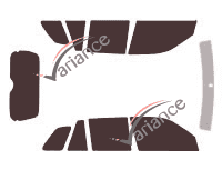 Suzuki Grand Vitara (3) 5-door (2005 - 2015) tinted film kit Suzuki Grand Vitara (3) 5-door (2005 - 2015) tinted film kit