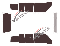 Geo Tracker tinted film kit (1) 5-door (1990 - 1998) Geo Tracker tinted film kit (1) 5-door (1990 - 1998)