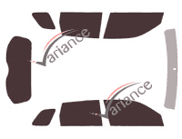 Suzuki Vitara (4) 5-door (2015 - 2025) tinted film kit Suzuki Vitara (4) 5-door (2015 - 2025) tinted film kit