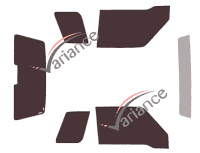 Suzuki Vitara (1) Cabriolet -hard Top 3 door tinted film kit (1990 - 2006) Suzuki Vitara (1) Cabriolet -hard Top 3 door tinted film kit (1990 - 2006)