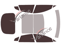 Tesla Model S (1) (Fase 2) 4 porte Sedan (2017 - 2021) Tinted Film Kit Tesla Model S (1) (Fase 2) 4 porte Sedan (2017 - 2021) Tinted Film Kit