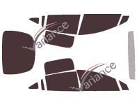 Kit film teinté Tesla Model X (1) 5 portes (2016 - 2022) Kit film teinté Tesla Model X (1) 5 portes (2016 - 2022)