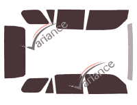 Toyota 4Runner (4) 5-door tinted film kit (2014 - 2024) Toyota 4Runner (4) 5-door tinted film kit (2014 - 2024)