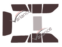 Toyota 4Runner (2) 5-door (1989 - 1995) tinted film kit Toyota 4Runner (2) 5-door (1989 - 1995) tinted film kit