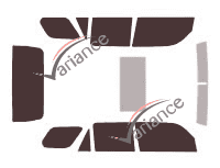 Toyota 4Runner (4) 5-door tinted film kit (2010 - 2014) Toyota 4Runner (4) 5-door tinted film kit (2010 - 2014)