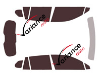 Toyota Corolla (12) Cross 5-door tinted film kit (since 2022) Toyota Corolla (12) Cross 5-door tinted film kit (since 2022)