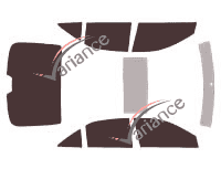 Tinted film kit Toyota Camry (10) Sedan 4 doors (2006 - 2011) Tinted film kit Toyota Camry (10) Sedan 4 doors (2006 - 2011)