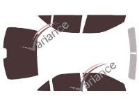 Tinted film kit Toyota Camry (11) Sedan 4 doors (2011 - 2017) Tinted film kit Toyota Camry (11) Sedan 4 doors (2011 - 2017)