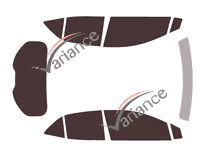 Toyota Corolla (12) 5-door tinted film kit (since 2018) Toyota Corolla (12) 5-door tinted film kit (since 2018)