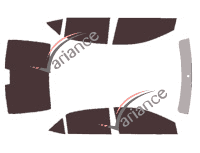 Toyota Corolla (11) 4-door Sedan (2013 - 2019) Tinted Film Kit Toyota Corolla (11) 4-door Sedan (2013 - 2019) Tinted Film Kit