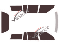 Toyota Corolla (6) 5-door Estate (1989 - 1993) tinted film kit Toyota Corolla (6) 5-door Estate (1989 - 1993) tinted film kit