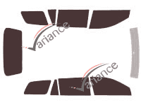 Toyota Corolla (9) 5-door Estate (2002 - 2008) tinted film kit Toyota Corolla (9) 5-door Estate (2002 - 2008) tinted film kit