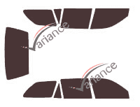 Toyota Corolla (8) 5-door Estate (1995 - 2002) tinted film kit Toyota Corolla (8) 5-door Estate (1995 - 2002) tinted film kit