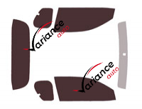 Toyota Hilux (8) Extra Cab Pick-up 2-door tinted film kit (since 2015) Toyota Hilux (8) Extra Cab Pick-up 2-door tinted film kit (since 2015)