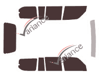 Kit film teinté Toyota Land Cruiser (9) 5 portes (1996 - 2003) Kit film teinté Toyota Land Cruiser (9) 5 portes (1996 - 2003)